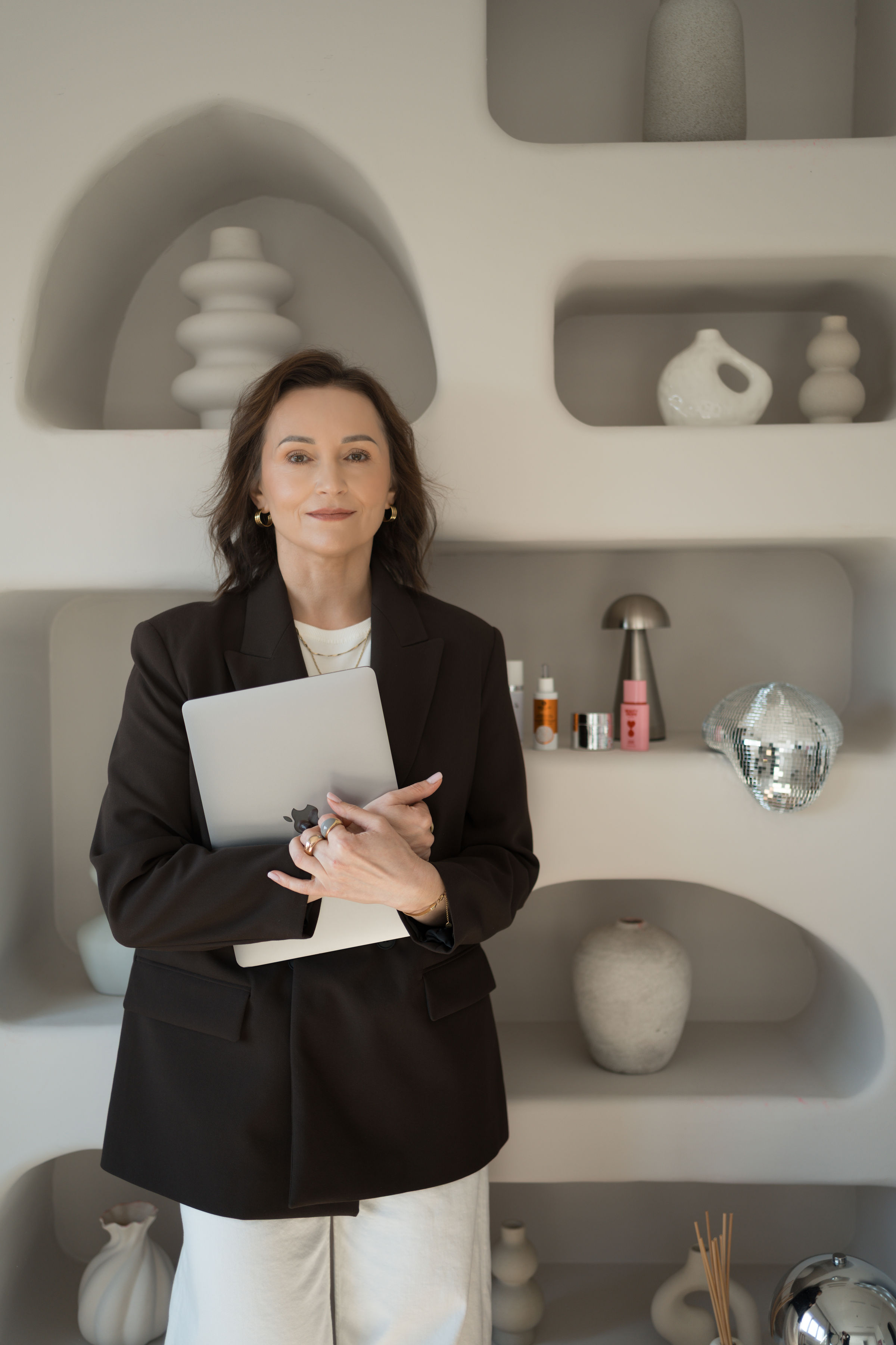 Agnieszka Groza w gabinecie